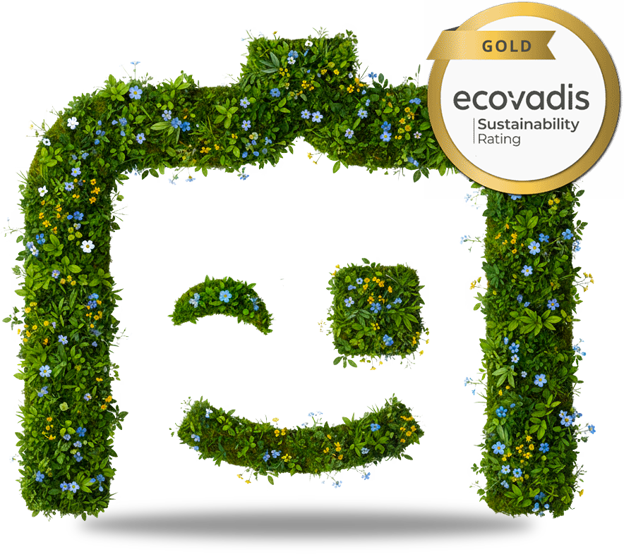 Certification EcoVadis Gold 2023 - Talosi dans le TOP 3% des entreprises évaluées les plus performantes sur la RSE