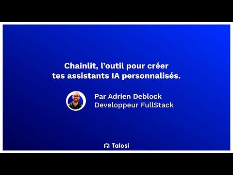 Deuxième vidéo du Meetup IA de Talosi